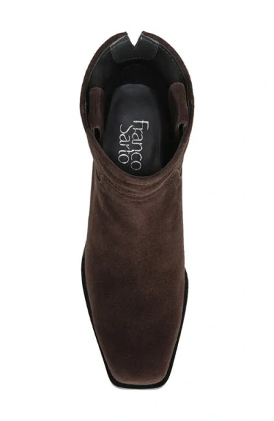 Franco Sarto Women's Ivanna Square Toe Pull On Short Boots In Brown