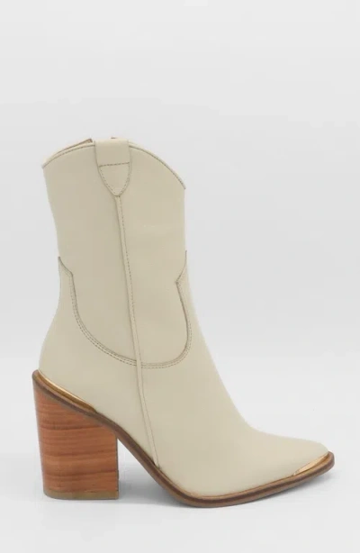 Stivali New York Western Cowboy Boots In Neutral