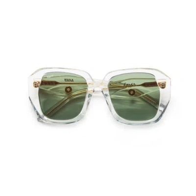 Vada Cicada Sunglasses In Transparent