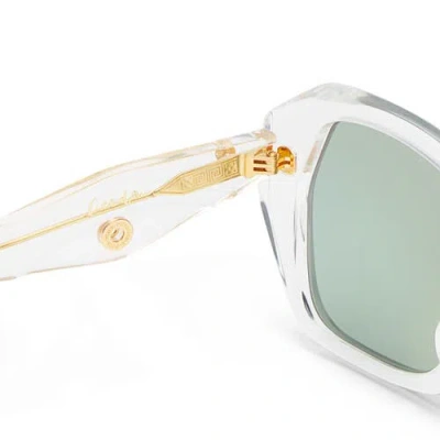 Vada Cicada Sunglasses In Transparent