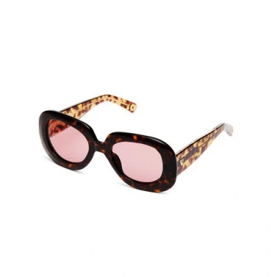 Vada Leon Sunglasses In Brown