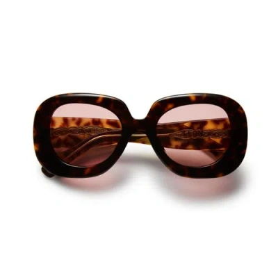 Vada Leon Sunglasses In Brown
