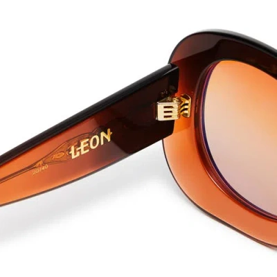 Vada Leon Sunglasses In Brown