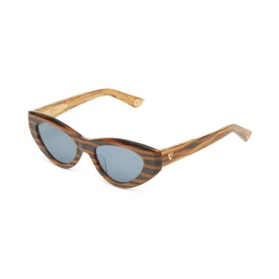 Vada Catfish Sunglasses In Brown