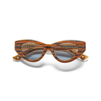 Vada Catfish Sunglasses In Brown
