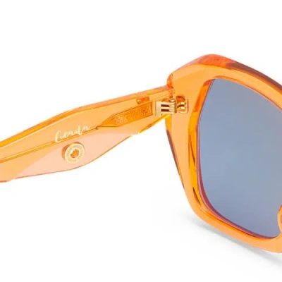 Vada Cicada Sunglasses In Brown