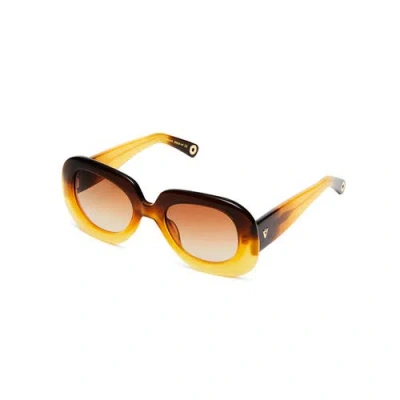 Vada Leon Sunglasses In Brown