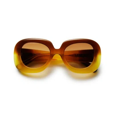 Vada Leon Sunglasses In Brown