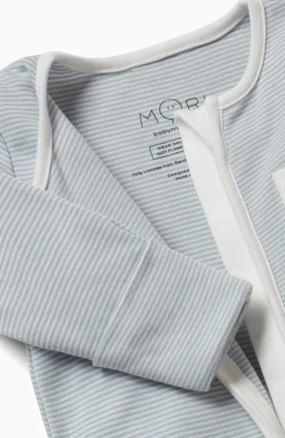 Mori Two Way Zip-up Sleepsuit In Blue