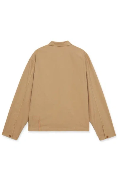 Fortela Fuego Cotton Overshirt In Brown