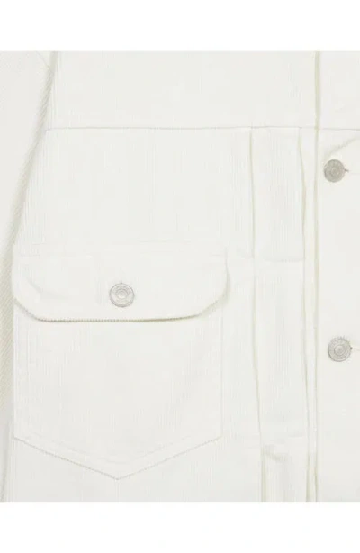Fortela Type2 Corduroy Jacket In White