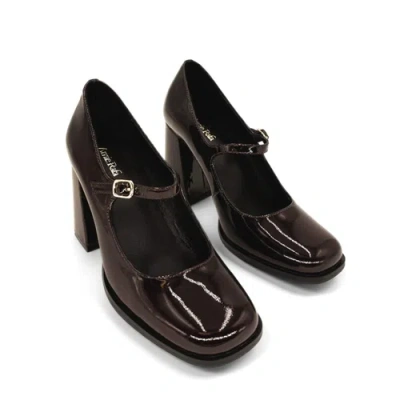 Amie Rafa Jackie Mary Jane Heels In Brown