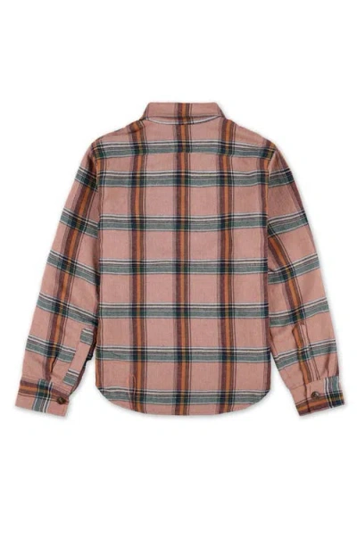 Fortela Aprilb Cotton Check Shirt In Pink