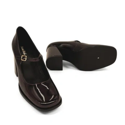 Amie Rafa Jackie Mary Jane Heels In Brown