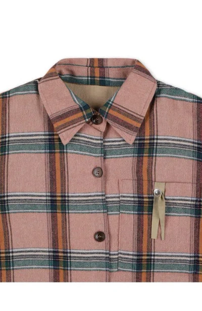 Fortela Aprilb Cotton Check Shirt In Pink