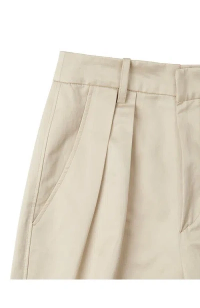 Fortela Janet Cotton Pleated Trousers In Brown