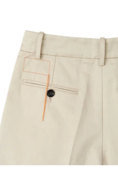 Fortela Janet Cotton Pleated Trousers In Brown