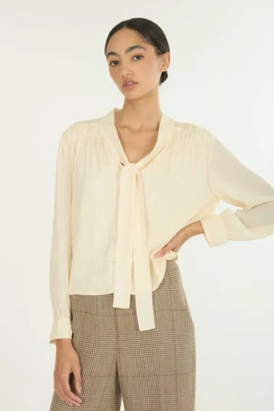 Secret Mission Eliza Blouse In Neutral