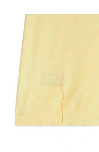Fortela Sullivan Terry Cloth Jersey Polo In Yellow