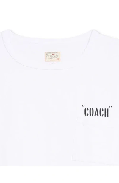Fortela Coacht Printed T-shirt In White
