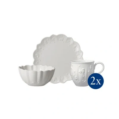 Villeroy & Boch Toy's Delight Royal Classic Breakfast Set For 2 In White