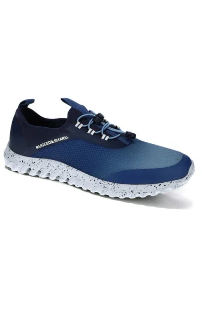 Rugged Shark Mens Cay Water Shoes In Blue