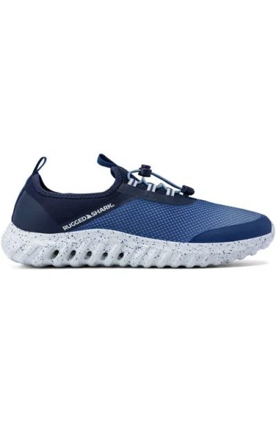 Rugged Shark Mens Cay Water Shoes In Blue