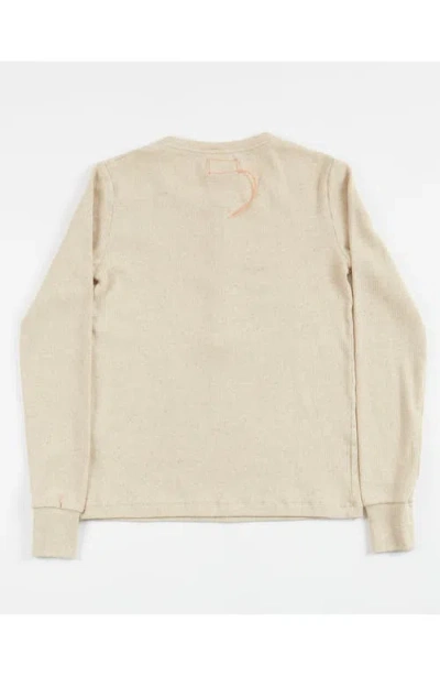 Fortela Coralie Long Sleeve Henley T-shirt In Neutral