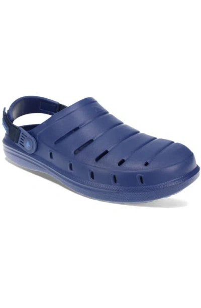 Rugged Shark Mens Cove Clogs In Blue