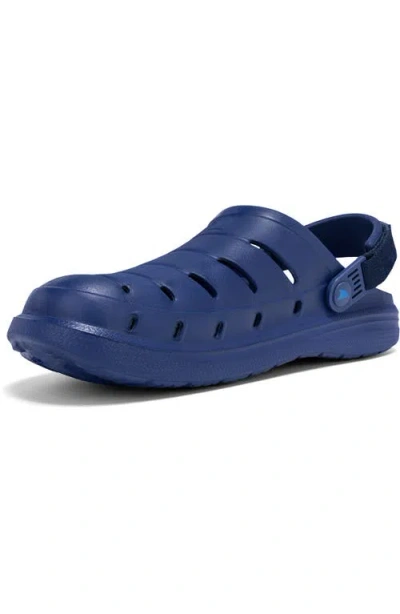 Rugged Shark Mens Cove Clogs In Blue
