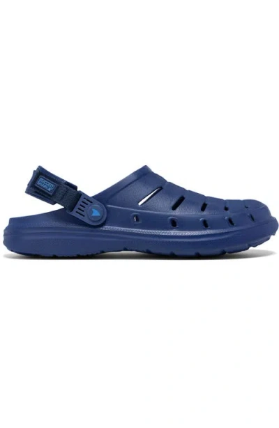 Rugged Shark Mens Cove Clogs In Blue