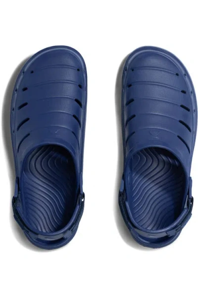 Rugged Shark Mens Cove Clogs In Blue