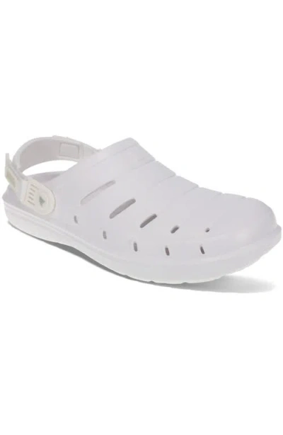 Rugged Shark Ladies Cove Clogs In White