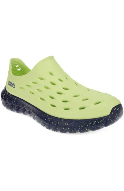 Rugged Shark Mens Rift Slip-on Water Shoes In Green