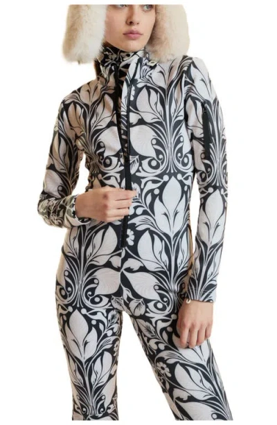 Cynthia Rowley Bonded Ski Suit In Multi