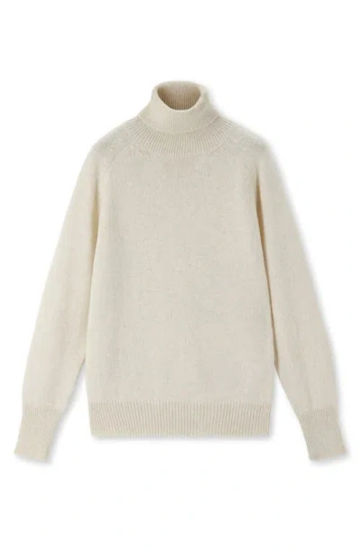 Fortela Piero High Neck Alpaca Wool Sweater In Neutral