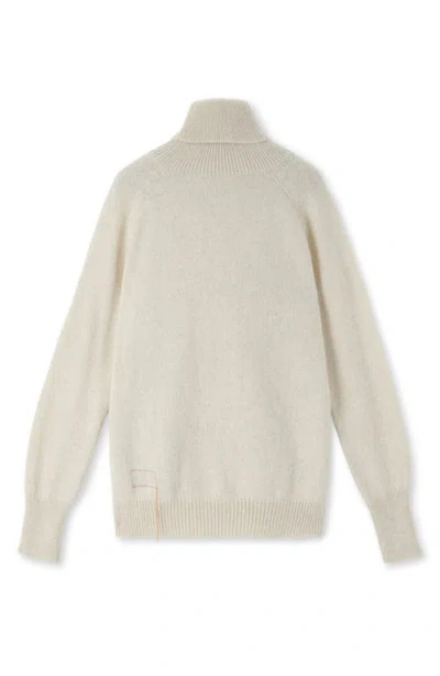 Fortela Piero High Neck Alpaca Wool Sweater In Neutral