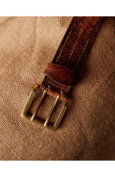 Fortela Tasha Leather Belt In Brown