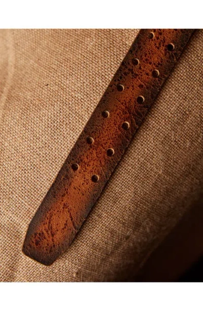 Fortela Tasha Leather Belt In Brown