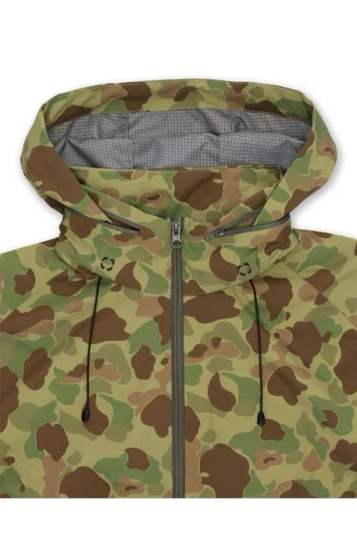 Fortela Walking Waterproof Nylon Jacket In Brown