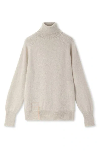 Fortela Piero High Neck Alpaca Wool Sweater In Neutral