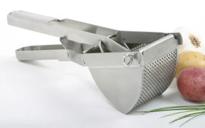 Norpro Stainless Steel Heavy Duty Commercial Potato Ricer In Silver