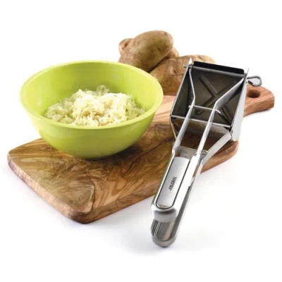 Norpro Stainless Steel Heavy Duty Commercial Potato Ricer In Silver