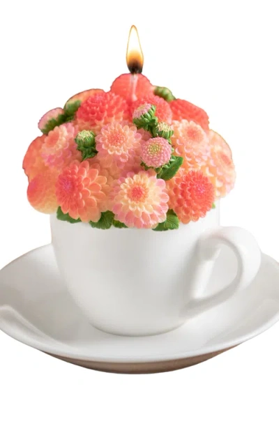 Southlake Gifts Dahlia Bouquet Aromatherapy Candle In Multi