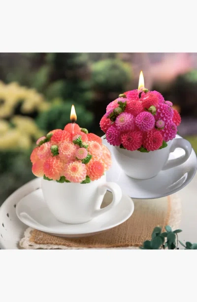 Southlake Gifts Dahlia Bouquet Aromatherapy Candle In Multi