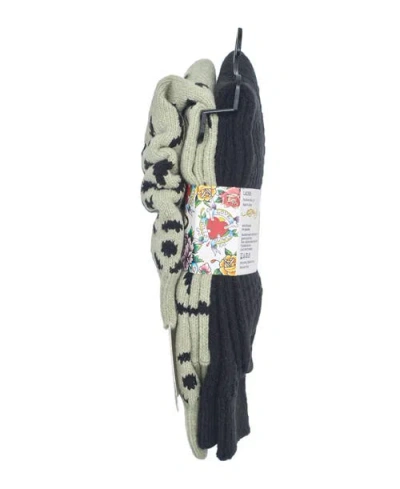 Ed Hardy Womens Leopard Slouchy Sock 2-pack In Multi