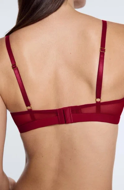 Pepper Limitless Wirefree Scoop Bra In Red