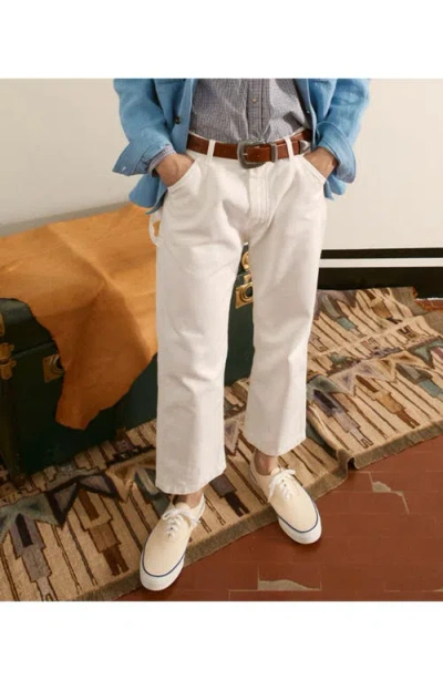 Fortela Allen Cotton Twill Workwear Trousers In Green