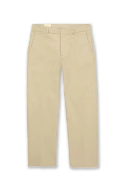 Fortela Maine Heavy Cotton Gabardine Chino Pants In Neutral