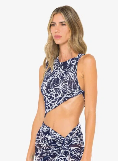 Jbq Araminta Top In Blue